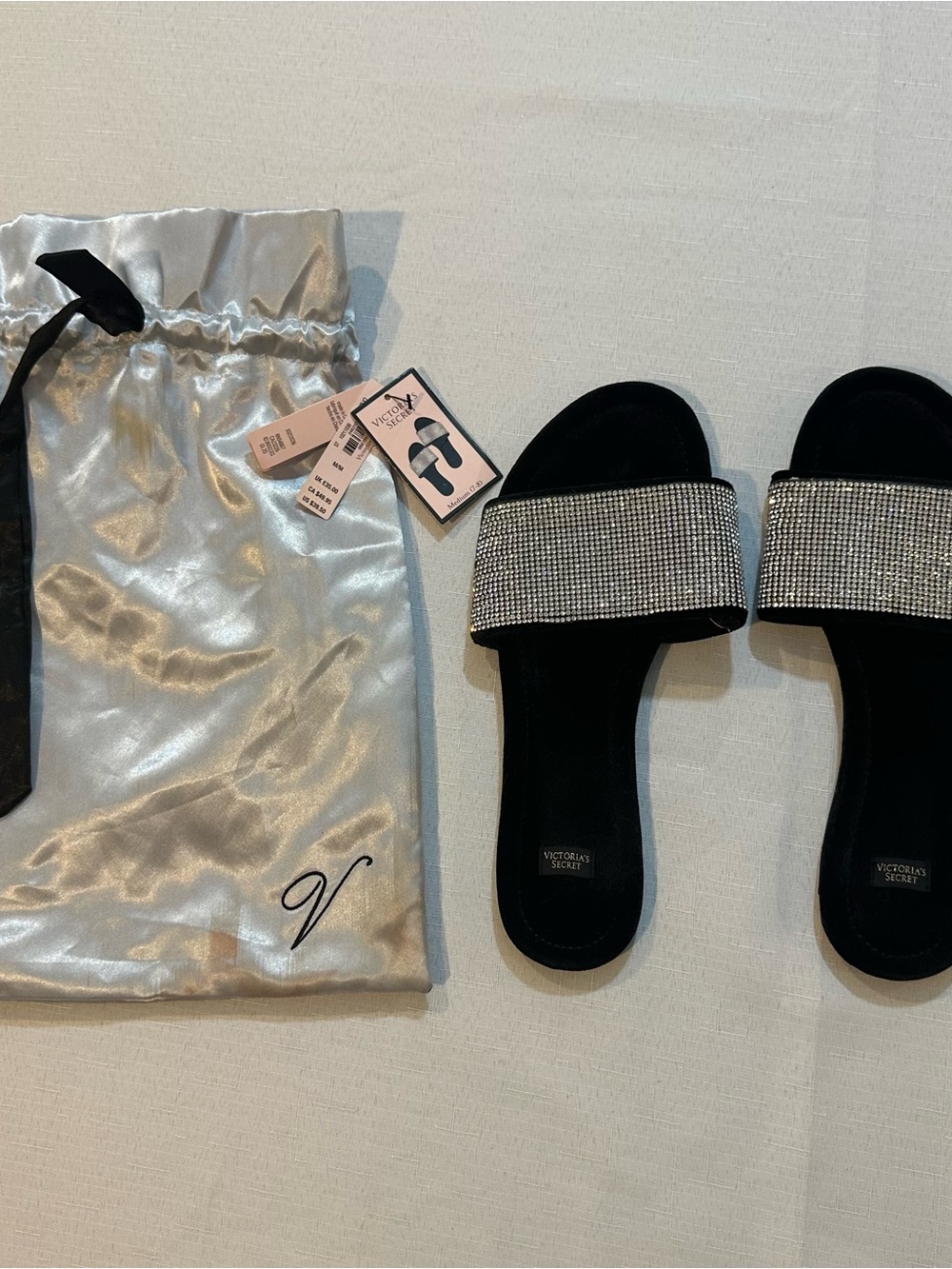 Victoria’s Secret Rhinestone Slides 7-8